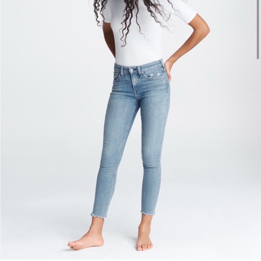Rag And Bone Ankle Skinny Jeans Denim Nelly Women’s Size 26 Light Wash